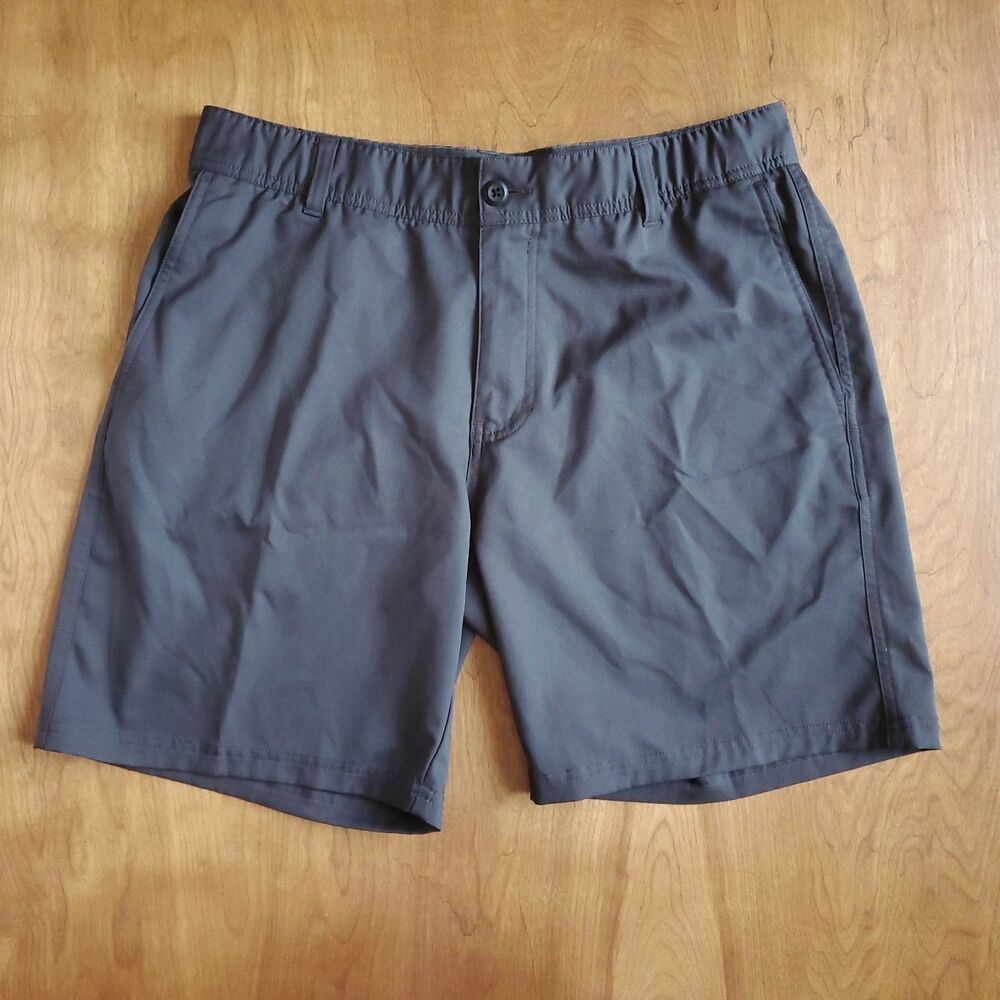 Columbia Freezer Coil Shorts Mens 36 Gray Golf Lightweight Comfort 1774901